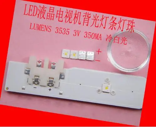 100 шт./лот для обслуживания LED LCD Телевизор подсветка лампа SMD светодиоды люмен 3V 3535
