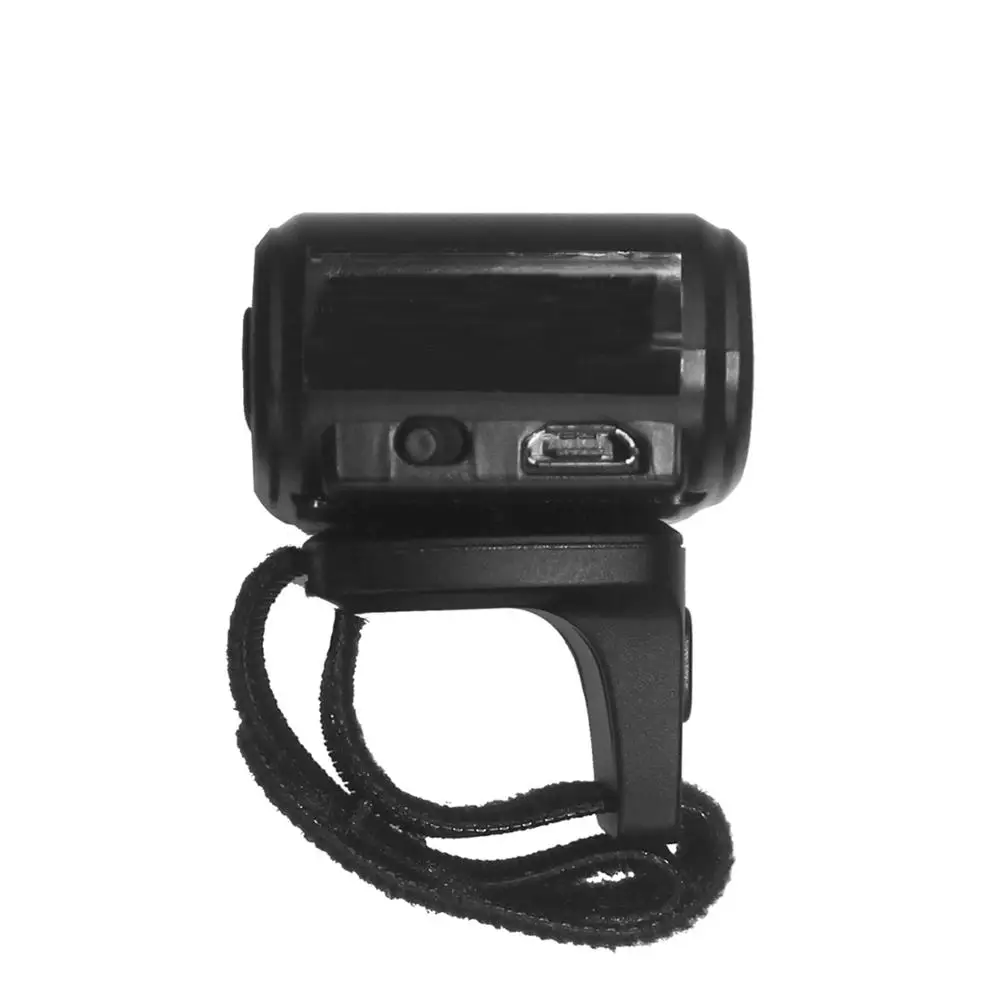 Портативный Bluetooth кольцевой 2D сканер считыватель штрих кодов для Android Windows HID QR SPP