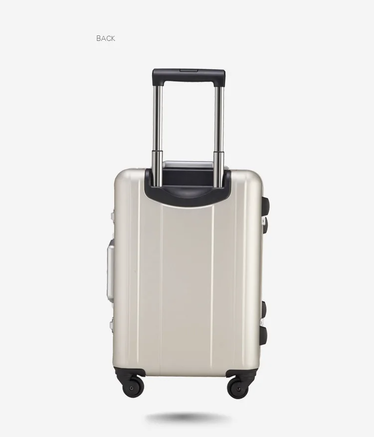 Все алюминиевые багажные Hardside прокатки чемодан на колесиках для багажа 2" носить на багаже