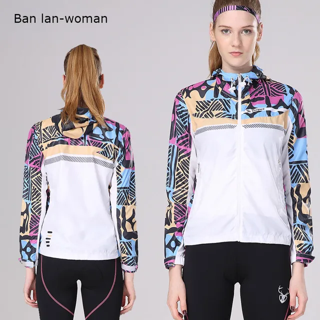 Mountainpeak Men Women Riding Running Jacket Windproof Long Sleeve Cycling Jacket Hooded Coat 