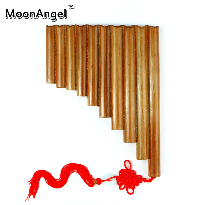 Kopen Bamboe 10 pijpen pan fluit panpipes muziekinstrument vaderschap aids xiao