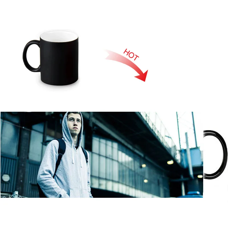 

Alan Olav Walker Ceramic Morphing Mug Heat Sensitive Color Changing Morph Mugs Amazing Drinking Coffee Cup Great Gifts