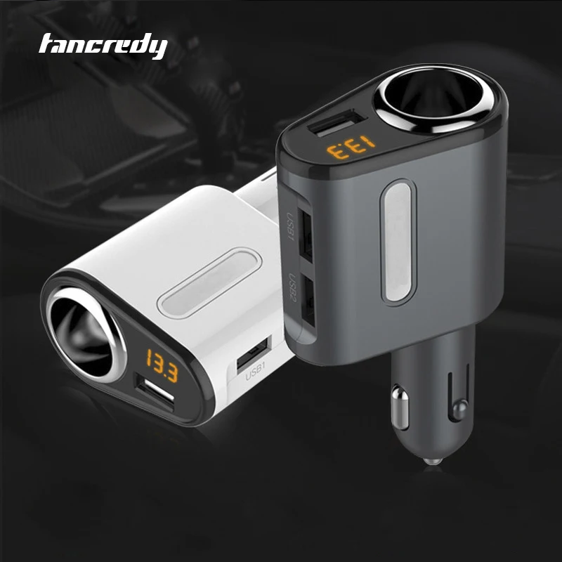 Автомобильное зарядное устройство с 3 USB портами 5 24 В|lighter socket adapter|lighter socketlighter for car