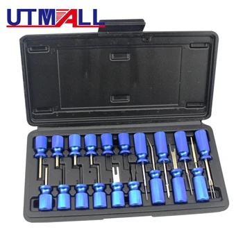 

19pc Universal Terminal Release Tool Set Plug Type Connector Remover Kit