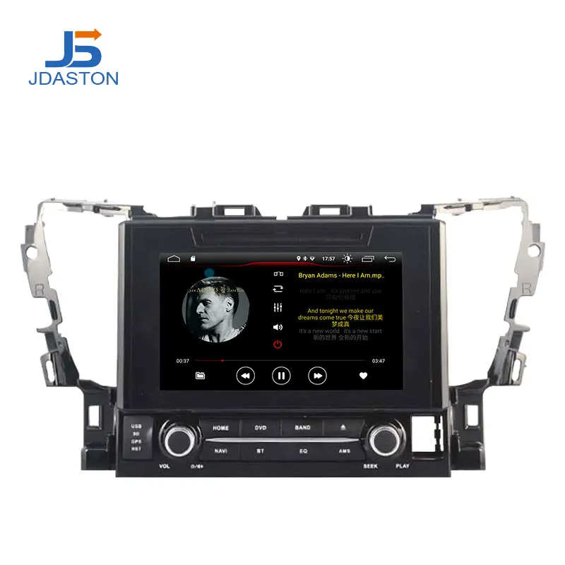 Автомобильный DVD плеер JDASTON Android 10 0 для Toyota Alphard Vellfire 30 series 2015 2 Din радио GPS навигация