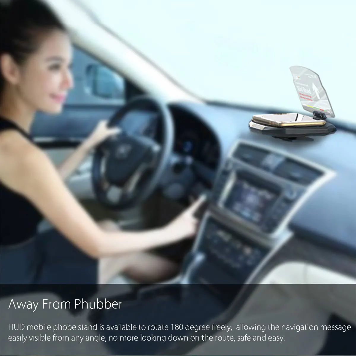  Universal Handy HUD Auto Halter Windschutz Projektor HUD Head Up Display 65 Zoll Für iPhone für Sam