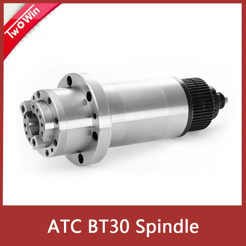 

ATC BT30 Spindle 220V Spindle CNC Milling Router Electric Spindle Motor with Synchronous Belt for BT30 Spring + Drawbar