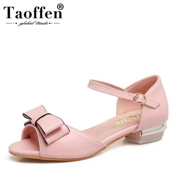 

TAOFFEN Women Ankle Strap Summer Shoes Women Bowknot Flats Sandals Open Toe Sexy Sandals Flats Shoes Women Footwears Size 34-39