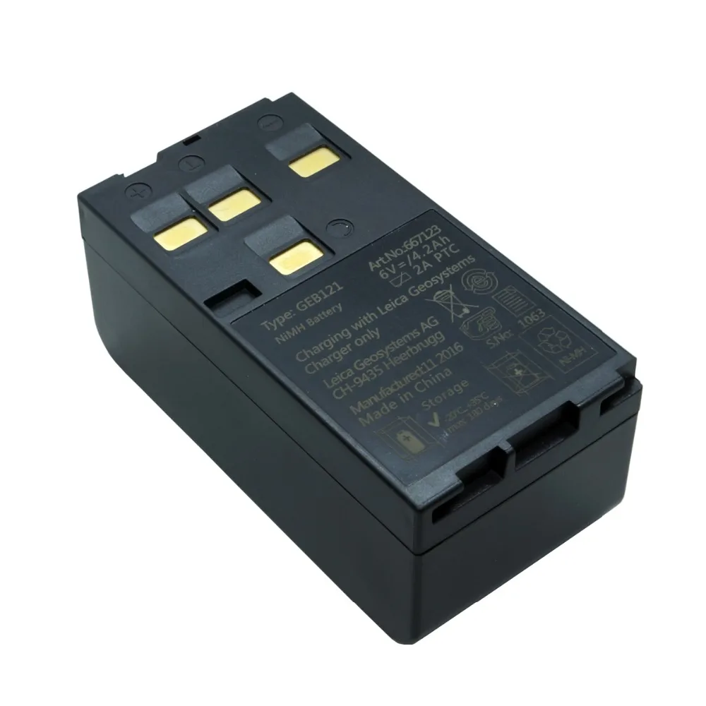 Survey Total Station Replacement 4200mAh battery GEB121