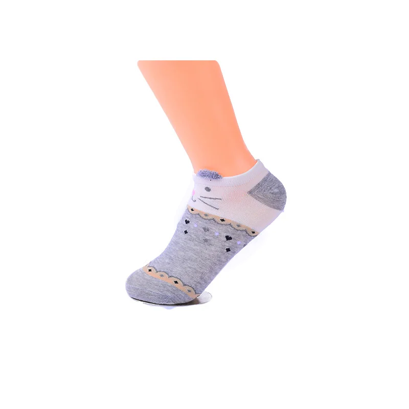 Женские милые и забавные хлопковые удобные дезодоранты и влагостойкие спортивные носки-башмачки moomin calcetines invisibles mujer