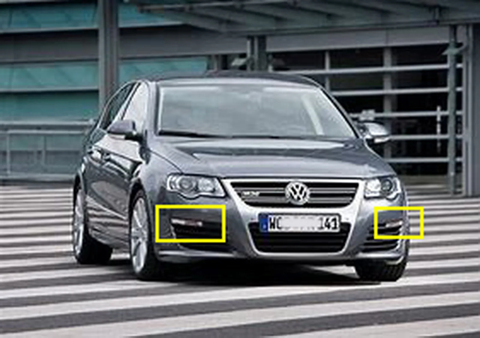 ANGRONG индикатор переднего бампера указатели поворота лампы L & R без для VW Passat 3C B6 05