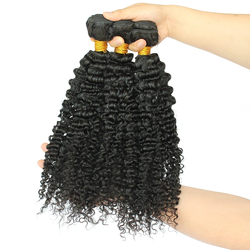 Brazilian-Kinky-Curly-Virgin-Hair-Natural-Black-3B-3C-Human-Hair-Weave-Bundles-3Pcs-Ever-Beauty