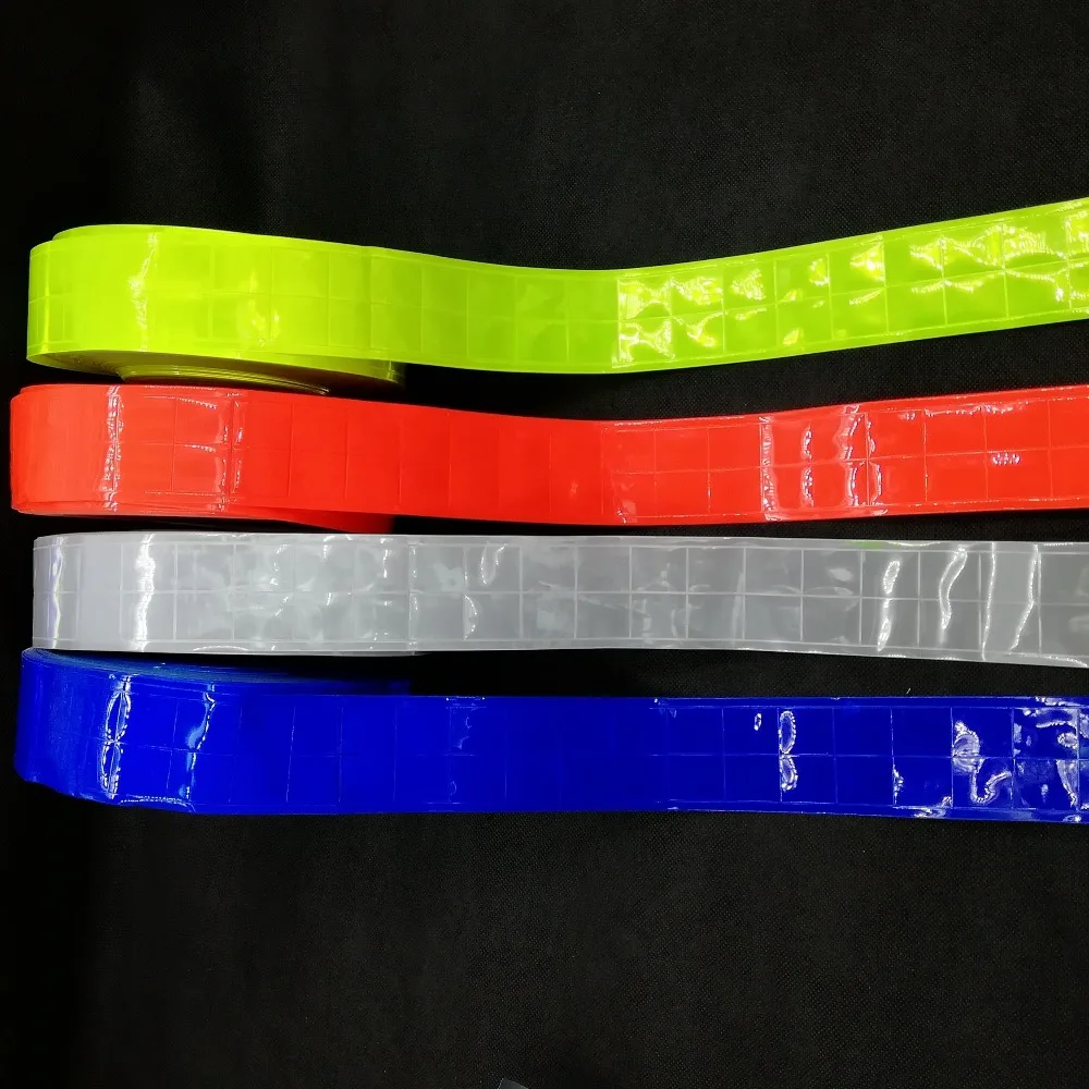 

5CM x 5 Meter PVC soft reflective tape sewn-on tape reflective material for safety clothinges,safey vest