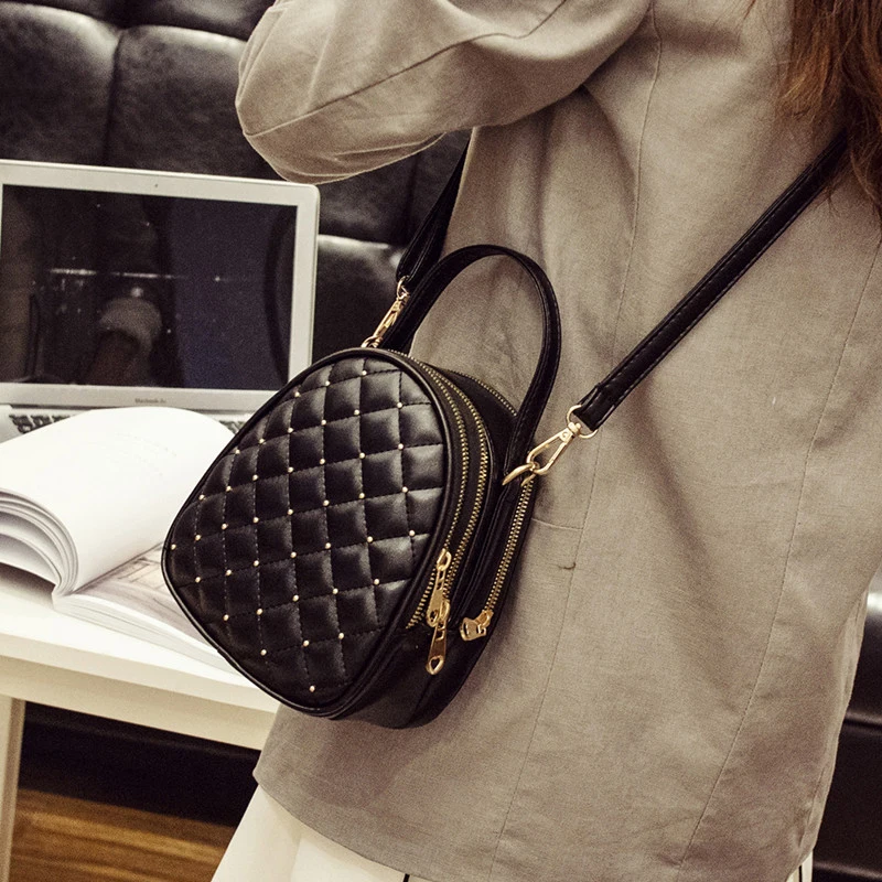  REPRCLA Luxury Handbags Women Bags Designer Small Shoulder Bag Fashion Plaid PU Leather Crossbody B - 32940972054