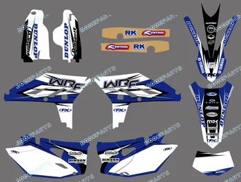 

NEW STYLE TEAM GRAPHICS BACKGROUNDS DECALS STICKER KIT FOR YAMAHA WR450F WRF450 2012 2013 2014