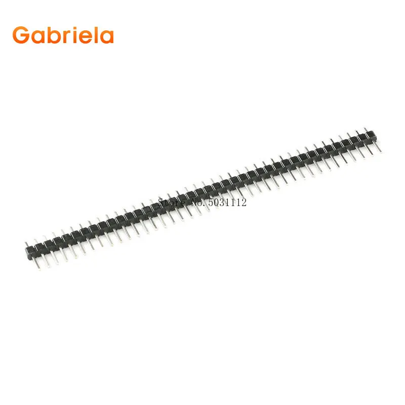 20 шт. 10 пар 40 штифтов 1x40 / 2x40 Однорядный штыревой и гнездовой разъем 2 54 мм разъём PCB