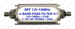 Sma разъем полосовой фильтр bpf 118-136 мГц для воздуха Группа Бесплатная доставка