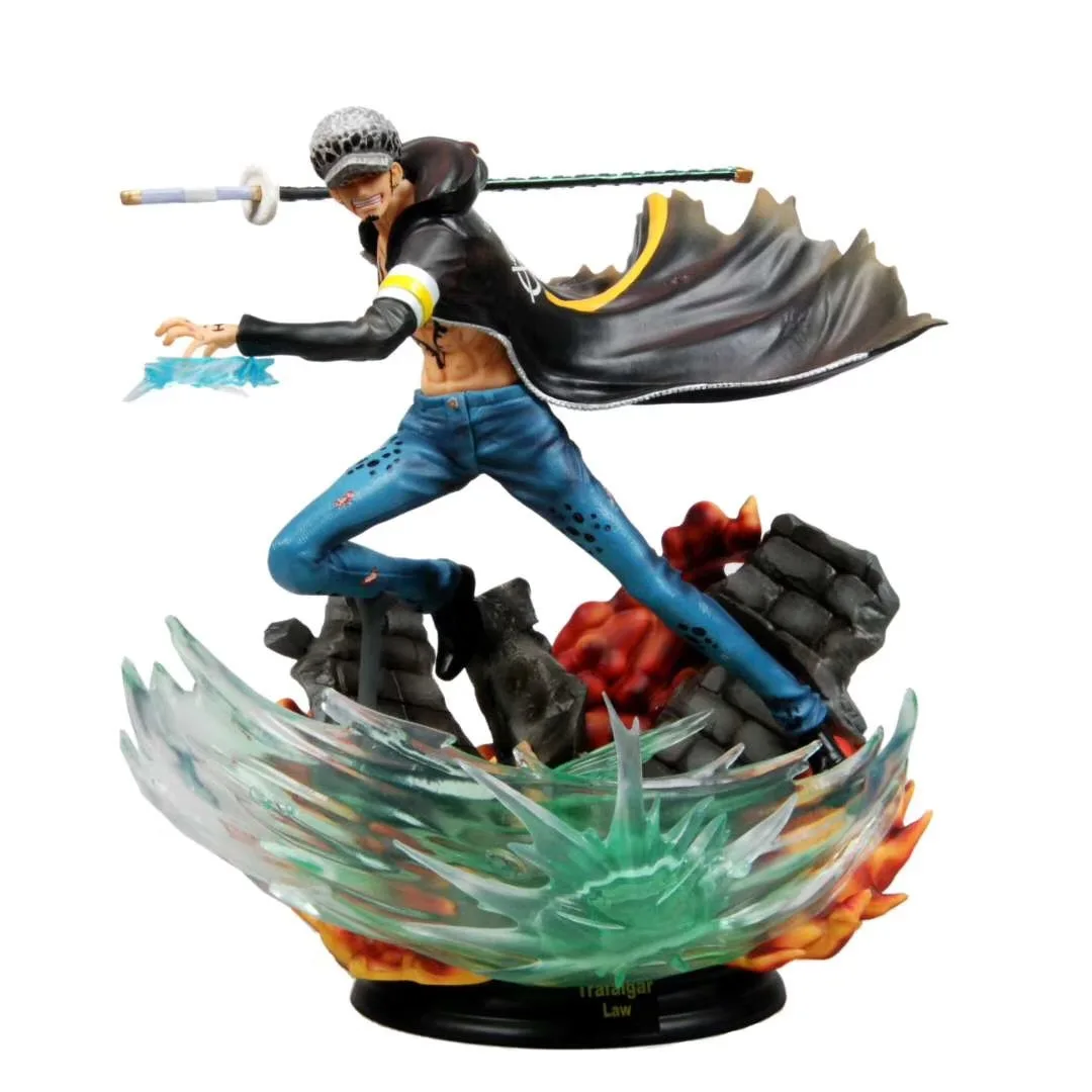 

Anime One Piece GK Big p.o.p XXL Trafalgar Law PVC Model Figure Toy