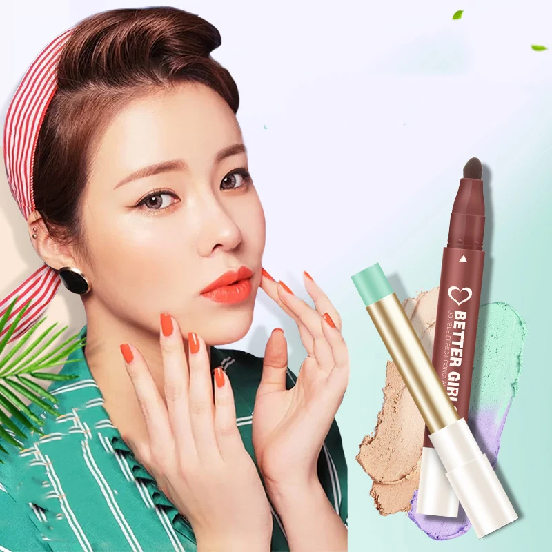 

Women's Facial Moisturizing Makeup Foundation Cream Repair Stick Beauty Makeup Powder Cream Concealer Camouflage Pen Makeup