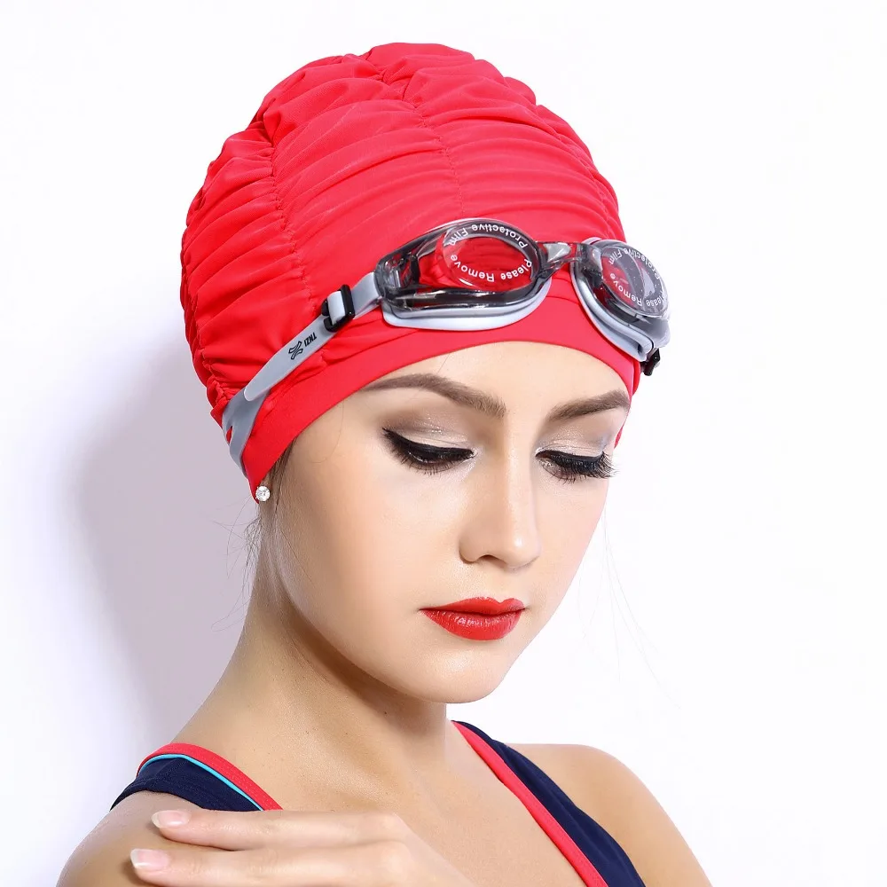 Women Men Solid Swim Hat High Quality Sport Swimming Caps Era Stretch