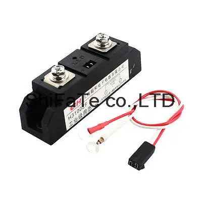 H3100ZF DC 3-32V AC 380V 100A промышленное SSR твердотельное реле w штекер провода |