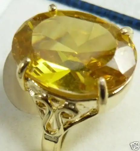 

Wholesale price 16new ^^^^Yellow Rhinestone Crystal Ring Size:7:8:9 AAA