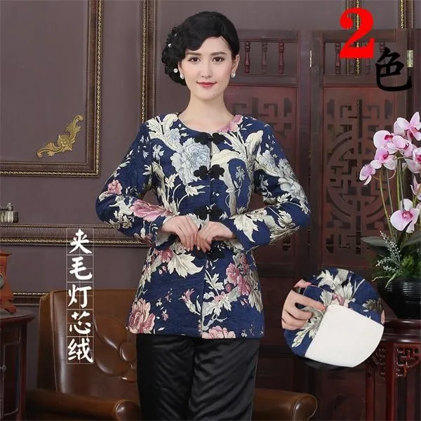 Лидер продаж многоцветный Китайский традиционный женские Think пальто куртки верхняя одежда женский костюм Тан куртка M L XL XXL 3XL 4XL