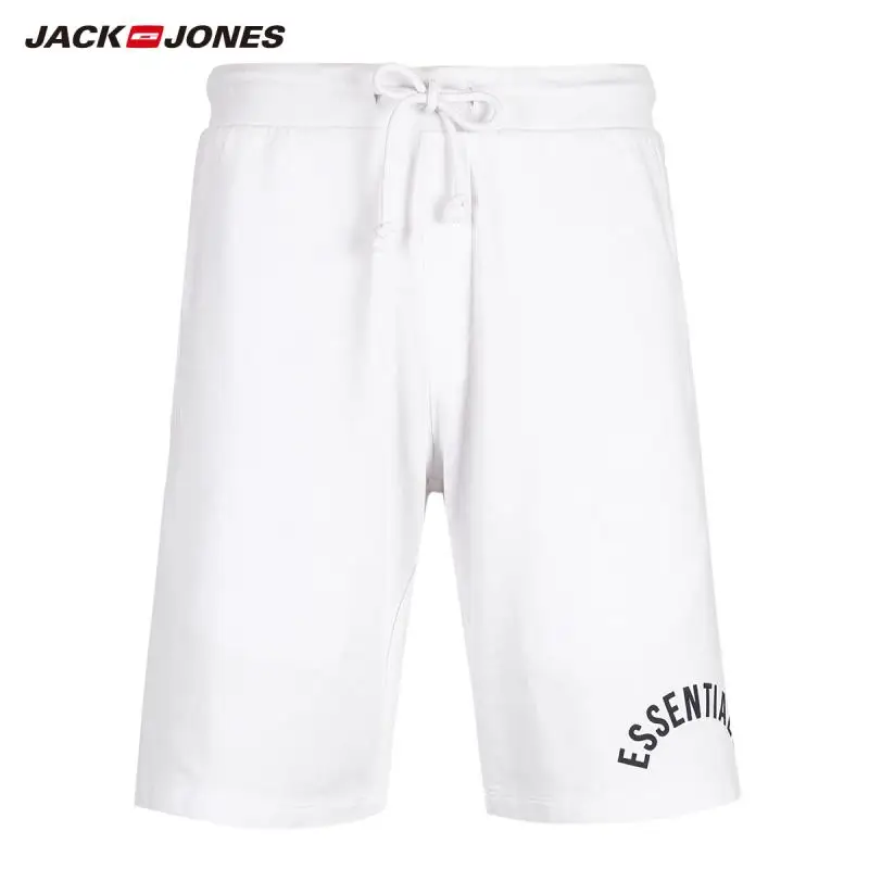 JackJones мужские шорты на шнурке из хлопка | 2191HD501 - Цвет: BRIGHT WHITE