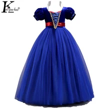 Snow White Princess Kids Dresses For Girls Christmas Dress Elsa Costume Performance Party Dress 4 5