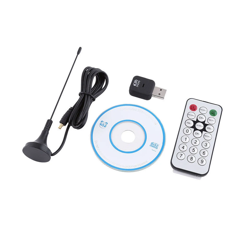 Мини-usb 2,0 цифровой DVB-T SDR+ DAB+ FM hdtv тюнер, качественный ТВ-Антенный ключ, палка для видеовещания, антенный приемник DVBT