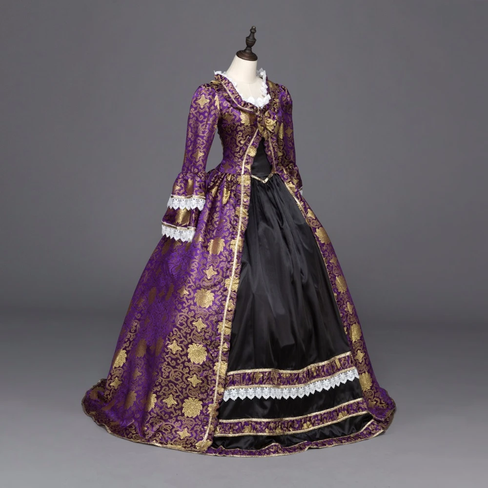 Vestidos renacentistas de Antonieta verde, vestido de baile con tren, disfraz teatral de recreación|renaissance antoinetterenaissance ball gowns - AliExpress