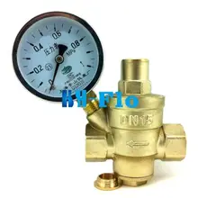 Давление поддержания Клапан латунь воды Давление регулятор с Давление датчик