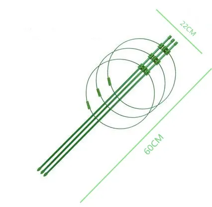 Прочный творческий лоза скалолазание стойки из ротанга стент цветок декоративные садовые инструменты овощи шпалеры Поддержка растений рама - Цвет: A2