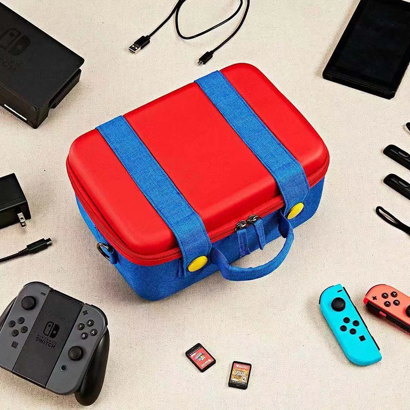 Дорожный Чехол Nintendo Switch совместимый с милым и роскошным защитным жестким