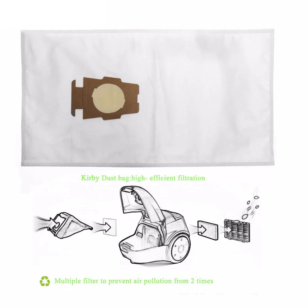 

Dust Bag Vacuum Cleaner Part for Kirby Sentria 204808/204811 Universal F/T Series G10,G10E Dustbags for KIRBY Sentrial 10 bags