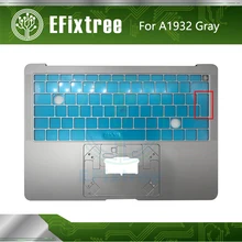Серый топ Корпус Корпуса для Macbook Air retina 1" 13,3" A1932 MRE82 EMC 3184 Late большая версия ввода