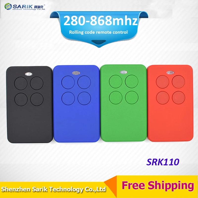 

Multi-frequency 280-868mhz Clone duplicate rolling code remote control for for garage door