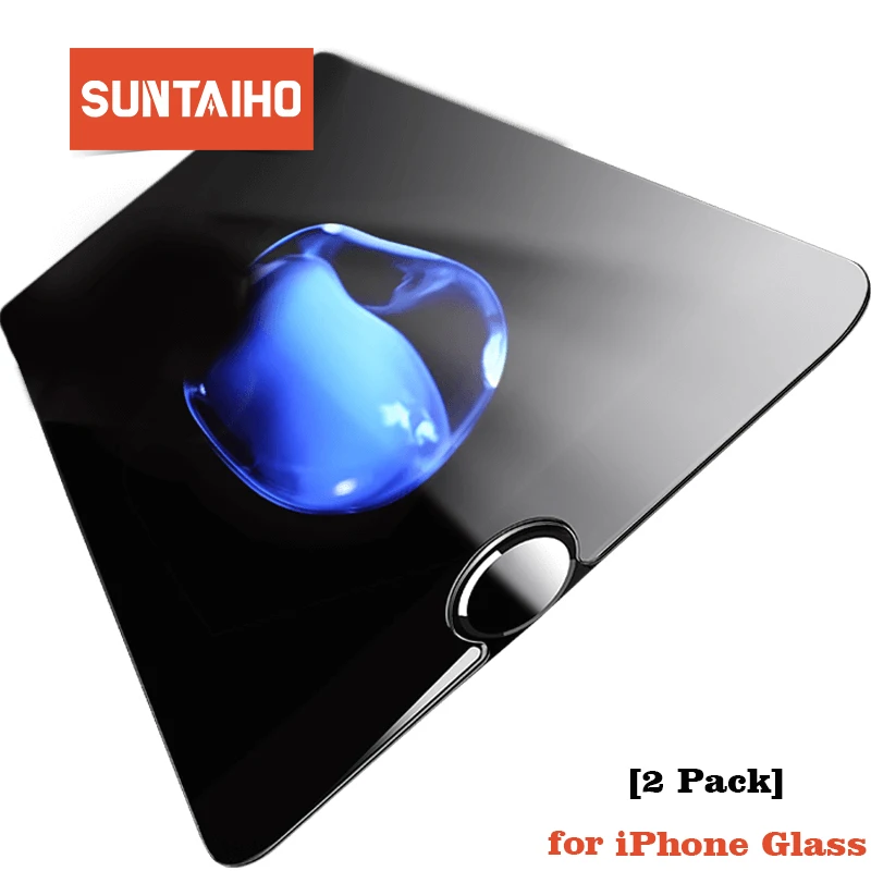 

2 Pack Tempered Glass for iPhone 7 6 6s glass for iPhone X XR XS MAX 7 Screen Protector for iphone x xs max 7 6s 8 Plus X film