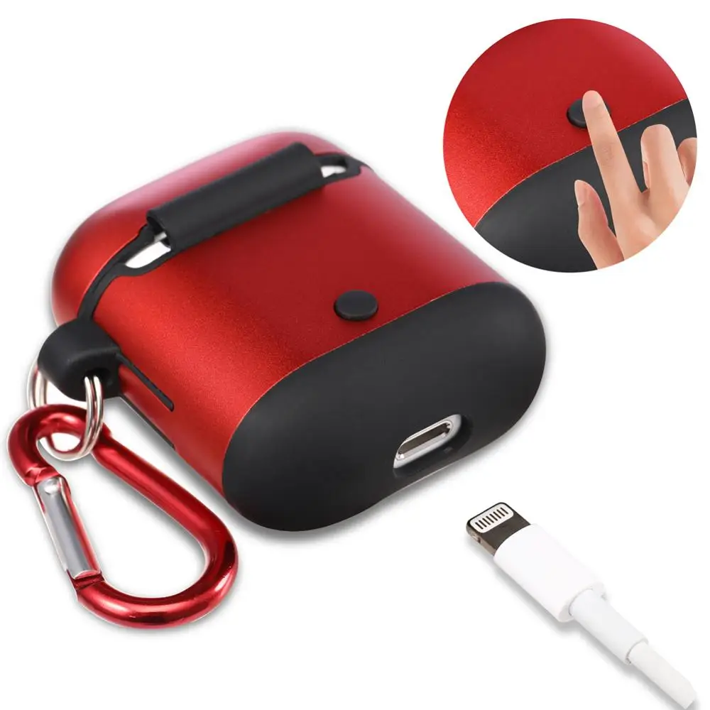 

Metal Chain Bluetooth Wireless Earphone Case For Apple AirPods Box Headset Cover Protector