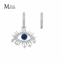 Серьги в европейском и американском стиле, асимметричные серьги Lucky Eyes, креативные серьги, темпераментные женские модели ZK40