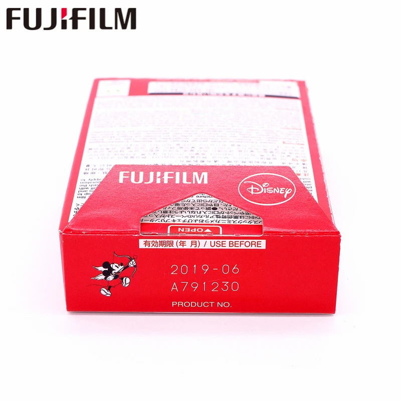 Оригинальная фотобумага Fujifilm 20 листов Instax Mini MICKEY Friend Instant Film для камеры 8 7s 25 50s 90 9 SP