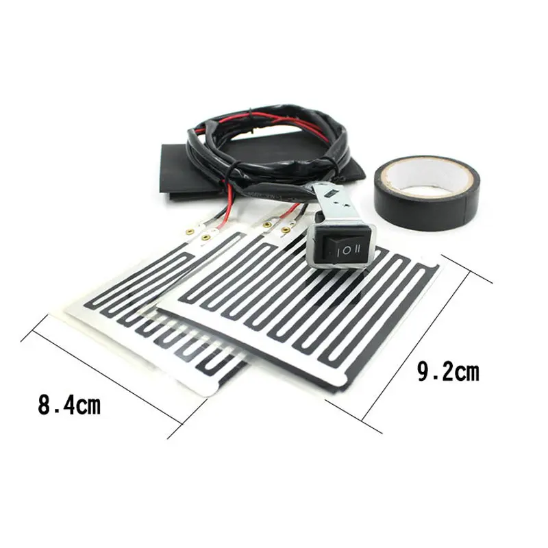 12V Универсальный мотоцикл руль теплый набор грелка колодки YAN88|Ручки для