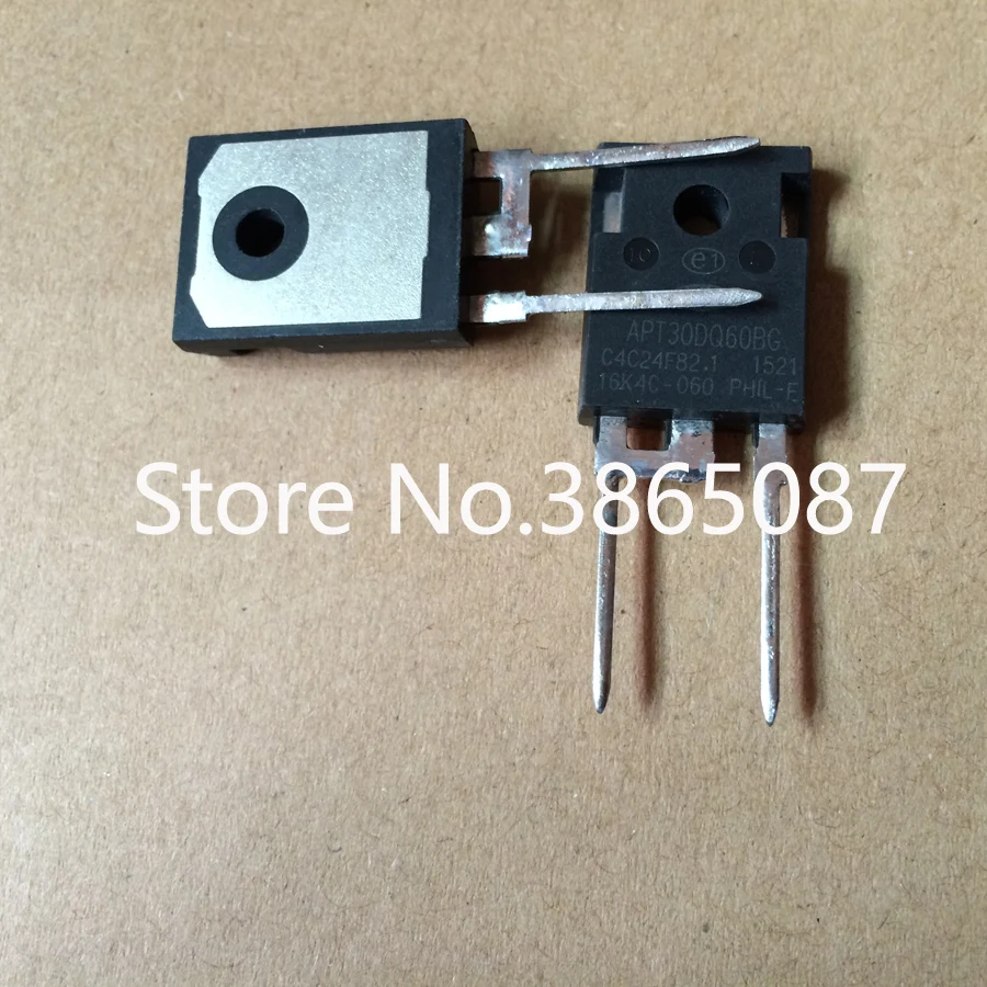 

APT30D60BG APT30D60B 30D60B APT30DQ60BG 30DQ60BG 30DQ60B TO-247 ULTRAFAST SOFT RECOVERY RECTIFIER DIODE 10PCS/LOT ORIGINAL NEW