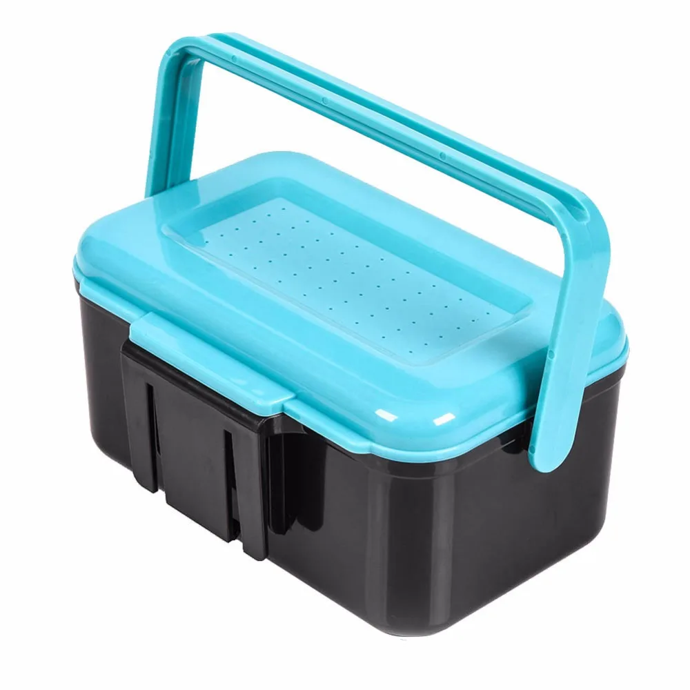 

Fishing Box Leo Abs Plastic Fishing Bait Case Earthworm Worm Lure Tackle Storage Box Portable Live Bait Storage Box Accessories