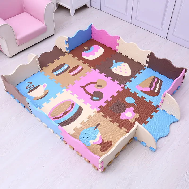 9 шт. детский коврик пазл из пены эва|carpet for kids|baby play matplay mat |