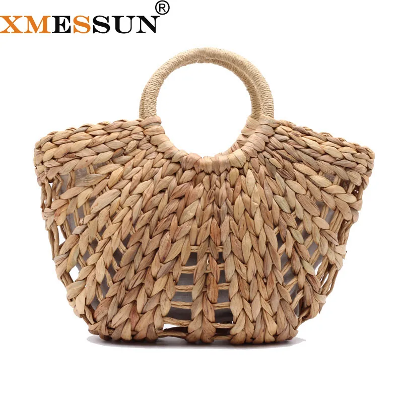 

Ins 2018 Summer Women Straw Bags Beach Bag Bali Rattan Bag Handmade Knitted Bohemia Handbags Lady Purse New Arrival E71