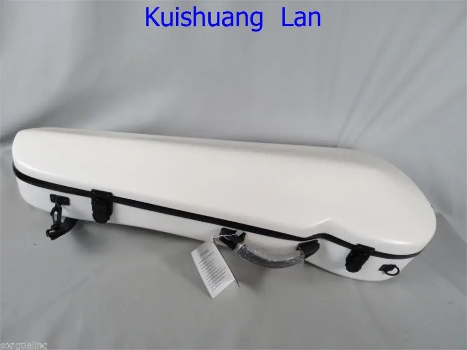 

white hard glass fiber adjustable Viola case for viola 15"-17 inch