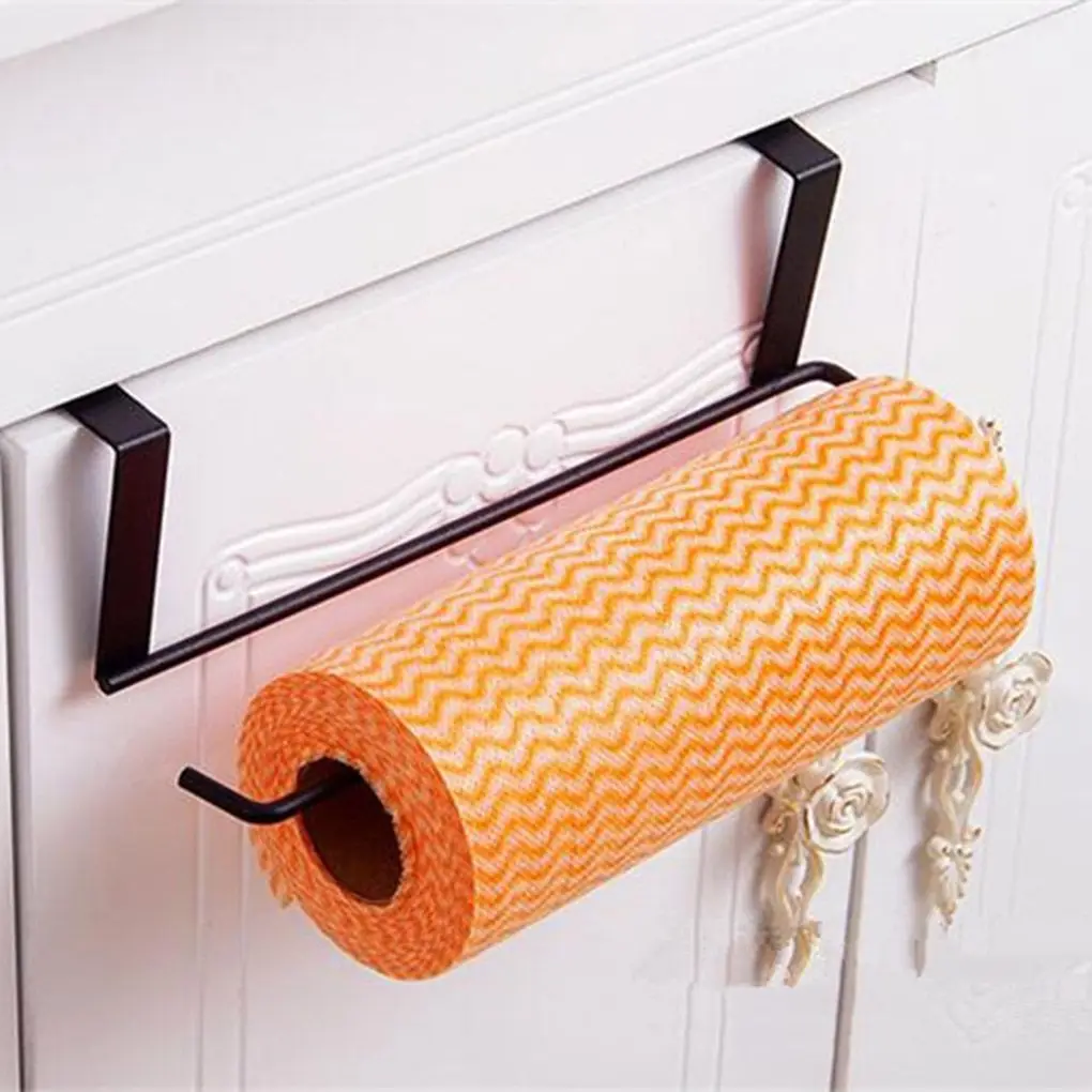 

Kitchen Roll Paper Towel Holder Storage Rack Sundries Organizer Home Storage Tools Cabinet Cupboard Tissue Shelf