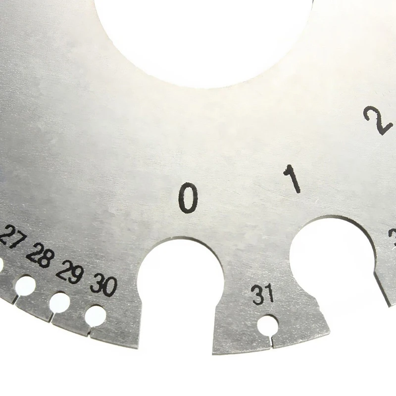 Круглый AWG SWG провод Толщина измерительный прибор линейка Калибр Диаметр металлический инструмент-Y103