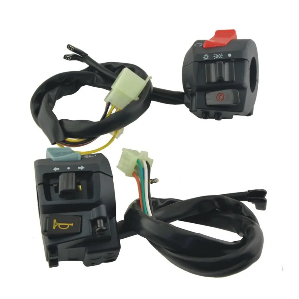 Motorcycle Handlebar Horn Turn Signal Light Control Switch with